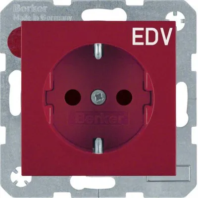 Immagine prodotto di Berker 47238922 Presa SCHUKO con EHBS S.1 rosso glzd