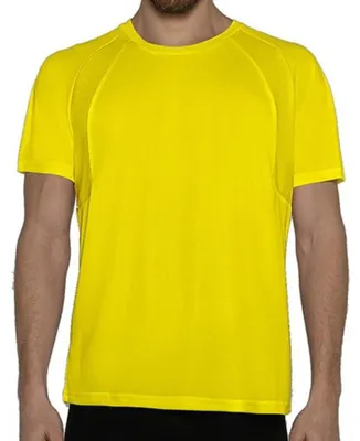 Image de Nath - T-shirt pour hommes/femmes unie, sport LT4719 (S) (jaune)