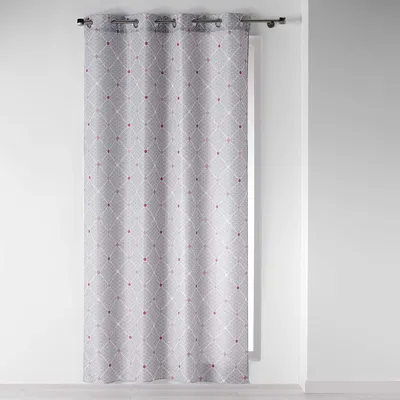 Produktbild von Fenstervorhang ELEGANTE mit Ösen, 140 x 240 cm, grau