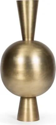 Produktbild von Dekocandle Trompetenvase Messing gold Ø39 x 87 cm (1 Stück)