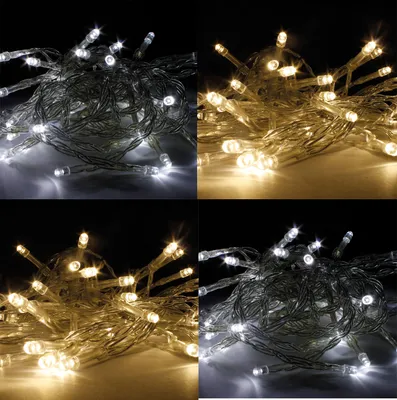 Produktbild von 10/20/30/50 LED Lichterkette Batterie Party Beleuchtung Innen + Außen
