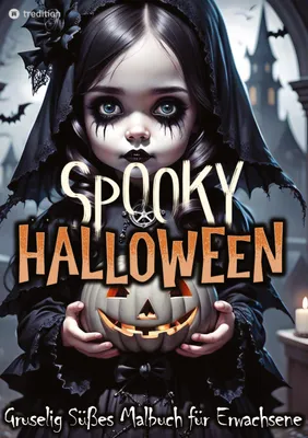 Produktbild von Halloween Malbuch für Erwachsene - Spooky Halloween Gruselig Süß Ausmalbuch
