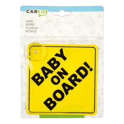 Immagine prodotto di Carkids firma Baby on board! Inglese 12,5 giallo
