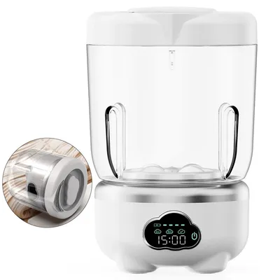 Produktbild von Faltbare Mini Waschmaschine 1,6L,mit 6000mAh Akku, Smart LED Display, 3 Waschprogramme, leise Reinigung, für Reisen, Wohnheim & kleine Wäscheteile
