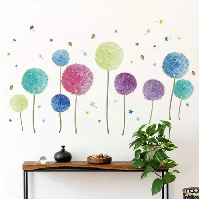 Produktbild von Muursticker "Gänseblümchen" – Wanddekoration für Kinderzimmer – Wanddekoration für Wohnzimmer – Wanddekoration für Schlafzimmer – Einfach anzubringen – 100% umweltfreundliches Vinyl