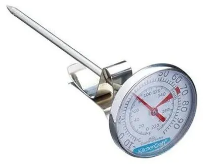 Produktbild von Kitchencraft Kcmilkth Küchenthermometer Silber Silber One Size