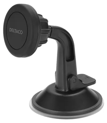 Immagine prodotto di Supporto magnetico per auto DELTACO, supporto a ventosa, per telefono cellulare - Nero