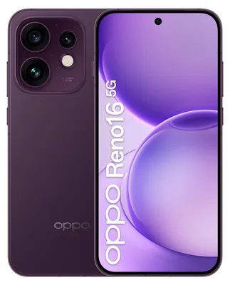 Produktbild von OPPO Reno16 5G, 16,1 cm (6.32"), 8 GB, 512 GB, 50 MP, Android 16.0, Violett