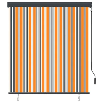 Zdjęcie produktu dla vidaXL Roleta zewnętrzna 140x250 cm żółto-niebieska