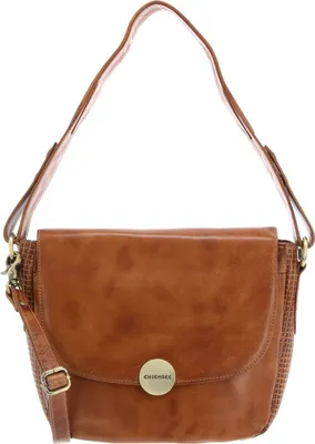 Image de CHIEMSEE Cuir sac à épaule sac à épaule bandoulière Brisbane Shoulderbag Cognac brun