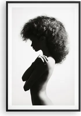 Produktbild von Gerahmtes Poster - Schwarzer Rahmen - Frau Nacktheit Körper - 61x91,5 cm - Wand Bild - Wanddeko - Wandbilder - Kunstposter - Wandposter - Bilderrahmen - Bilder - Kunstdruck - P2BPA61x91-4946