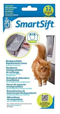 Obrázek produktu pro Fólie CATIT SmartSift pro odpadkový koš - 12 kusů