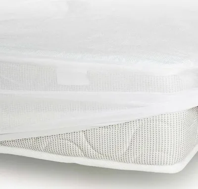 Matratzenschoner 100% Baumwolle wasserdicht weiß 90x190 cm