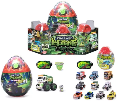 Produktbild von Dickie Spielfahrzeug Go Action / Monster Motor Mutants Max Value Pack zufällige Auswahl 203759004