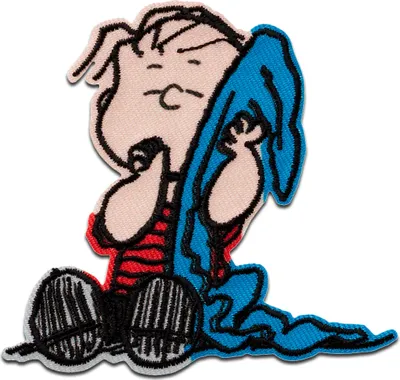 Produktbild von Mono Quick Peanuts © Linus - Aufnäher, Bügelbild, Aufbügler, Applikationen, Patches, Flicken, zum aufbügeln, Größe: 7,3 x 7,8 cm