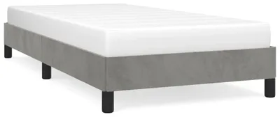 Obrázok produktu pre vidaXL Rám postele bez matraca svetlosivý 80x200 cm zamat