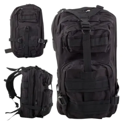 Produktbild von Taktischer Rucksack 30L - Robuster Schwarz für Outdoor und Alltag KP39144