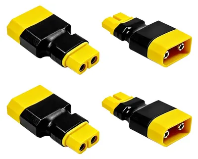 4x Adapter XT60 auf XT90, Konverter für RC-Systeme, Modellbau