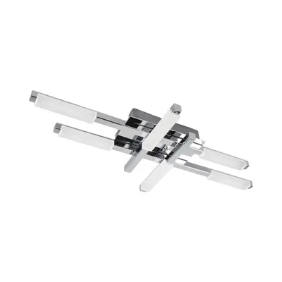 Produktbild von Lindby LED-Deckenlampe Patrik, 62 cm, 6-flammig, chrom, IP44