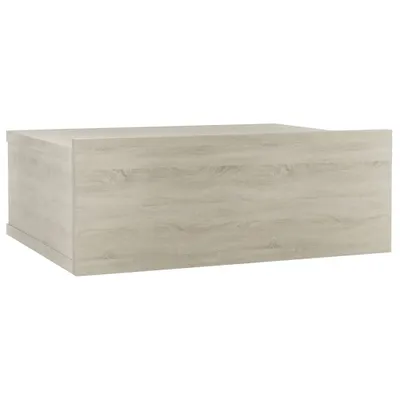 Produktbild von Hängender Nachttisch Sonoma-Eiche 40x30x15 cm Holzwerkstoff