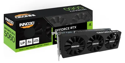 Obrázek produktu pro INNO3D GeForce RTX 5060, GeForce RTX 5060, 8 GB, GDDR7, 128 bit, 7680 x 4320 px, PCI Express 5.0