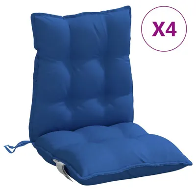 Produktbild von vidaXL Niedriglehner-Auflagen 4 Stk. Königsblau Oxford-Gewebe
