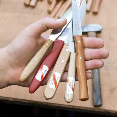 Produktbild von Küchenmesser rot 18 cm Polypropylen 1972 rostfrei, Klingenlänge 8,5 cm