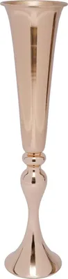 Obrázek produktu pro Sada váz - kovová trubková váza - 6 kusů - výška 56,4 cm - svatební dekorace na stůl - zlatá