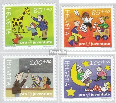 Produktbild von Briefmarken Schweiz 2004 Mi 1902x-1905x (kompl.Ausg.) postfrisch Pro Juventute