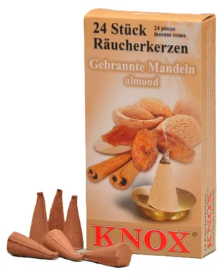 Produktbild von Knox Räucherkerzen - Gebrannte Mandel von Knox Räucherkerzen