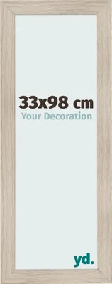 Produktbild von Bilderrahmen, 33x98 cm, Eiche Hell, MDF, Pisa
