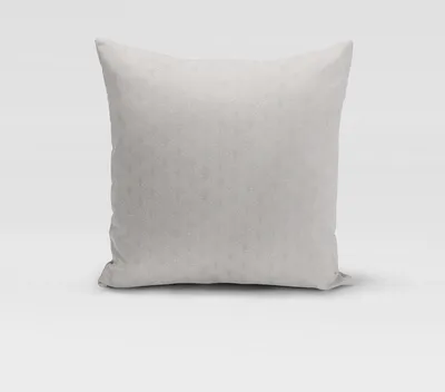 Produktbild von SCHÖNER LEBEN. Kissenhülle Glamour Schuppen Fächer hellgrau silber v Größe 80x80cm (HxB) 80x80cm (HxB) Größe