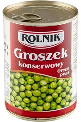 Zdjęcie produktu dla Rolnik Groszek Konserwowy 400 g