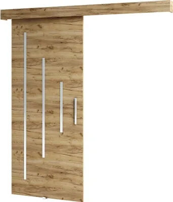 Produktbild von MEBLE KRYSPOL  Schiebetürsystem SALWADOR Y mit Schienenabdeckung, Einbautüren, 90x204cm, Handwerk Gold