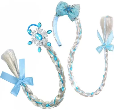 Immagine prodotto di Fasce per capelli con treccia per bambine (2 pezzi)