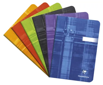 Produktbild von Clairefontaine 10x Heft A5, 48 Blatt blanko 90g - Sortiert 3680C