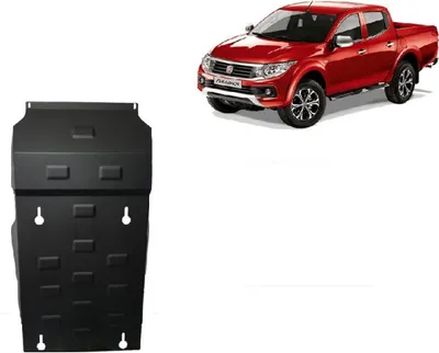 Immagine prodotto di Protezione antincastro in acciaio per motore in metallo, Fiat Fullback