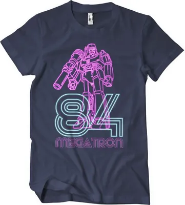 Produktbild von Megatron 84 Neon T-Shirt - Medium - Navy