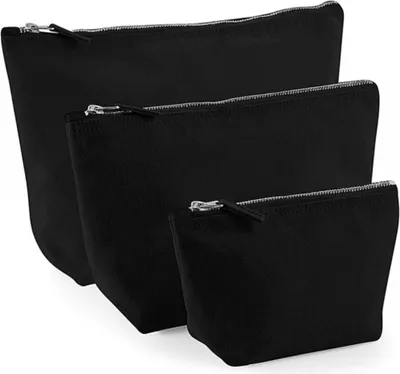 Produktbild von Westford Mill W540 | Canvas Accessory Bag  S: 17x7, M: 26x12, L: 31x15 - Farbe: Black - Größe: L