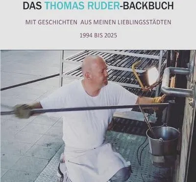 Obrázok produktu pre Das Thomas Ruder Backbuch - Mit Geschichten aus meinen Lieblingsstädten & Rezepten aus dreißig Jahren internationaler Backkunst