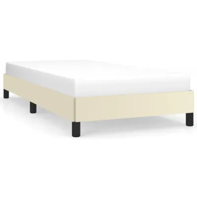 Produktbild von Bettgestell Creme 100x200 cm Kunstleder