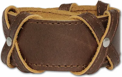 Produktbild von SilberDream Armband Leder -gegerbtes Rindsleder- dunkelbraun Herren LA1502B