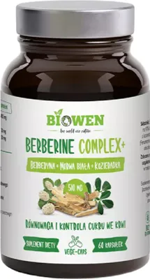 Produktbild von Biowen Berberin-Komplex+ 510 mg Berberin Maulbeere weißer Bockshornklee 60 Kapseln