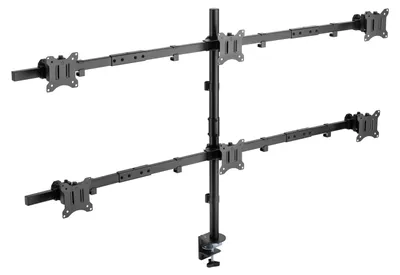 Zdjęcie produktu dla Equip 650160, Zacisk/przelotka, 42 kg, 43,2 cm (17"), 81,3 cm (32"), 100 x 100 mm, Czarny