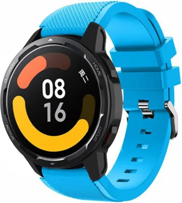 Produktbild von Strap-it Xiaomi Watch S1 Silikonarmband (Hellblau)