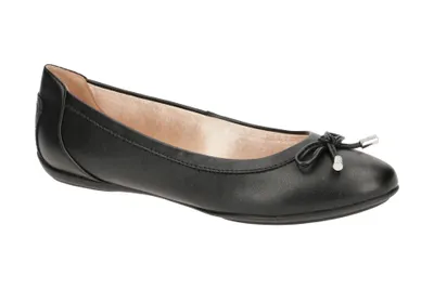 Produktbild von Geox CHARLENE Ballerinas - Damen Halbschuhe - Slipper schwarz Freizeit NEU
