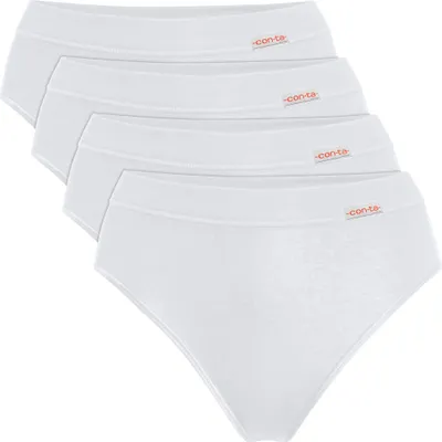 Produktbild von Con-ta Damen-Slip 4er-Pack weiß 40