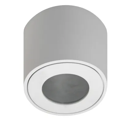 Produktbild von MasterLED Aufbaustrahler GU10 rund Ø80x84mm 35W IP54 Weiß - ideal für Badezimmer, Außenbereich, Flur