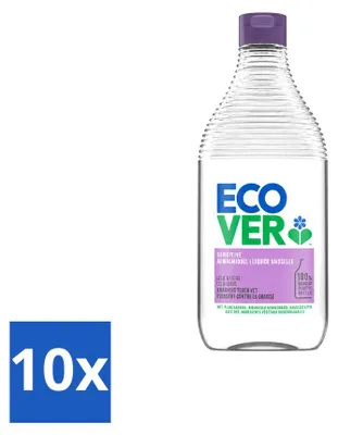 Produktbild von 10 x Ecover Spülmittel Lilie & Lotus - 450 ml - Vorteilspackung - 10 Stücke