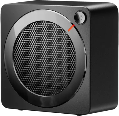 Produktbild von Mini-Heizlüfter Schwarz 500 W | Energiesparender mit PTC-Keramik | Schnellheizung in 2 Sek | Überhitzungs- & Kippschutz | leise für Büro & Zuhause
